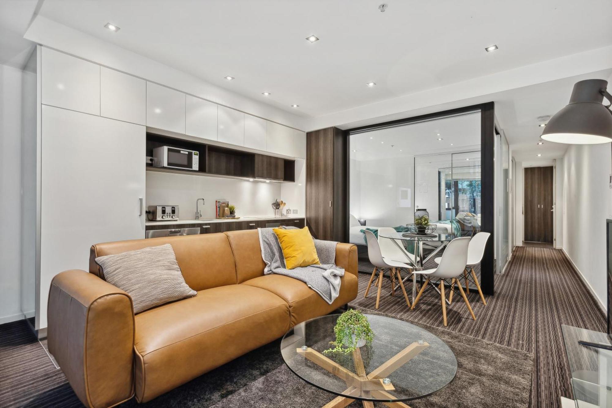 Complete Host Halo Apartments Melbourne Pokoj fotografie