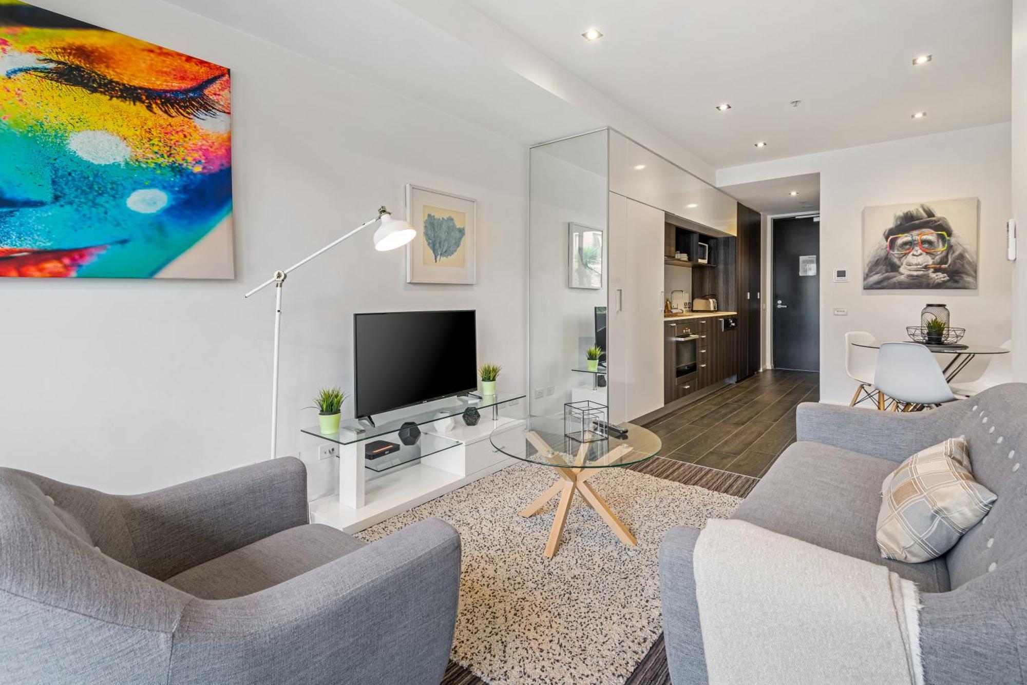 Complete Host Halo Apartments Melbourne Pokoj fotografie