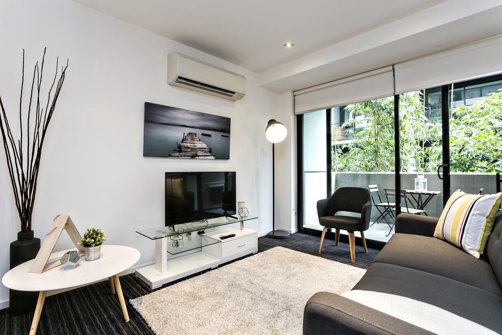 Complete Host Halo Apartments Melbourne Pokoj fotografie